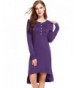 Ekouaer Lounge Sleep Purple Medium