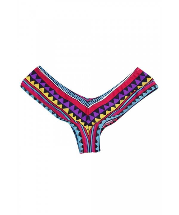 Women's Brazilian V-style Bikini Swimsuit Bottoms Swimwear - Multi ...