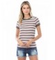 Bequzz BQU T4136 Contrast Stripe Ringer