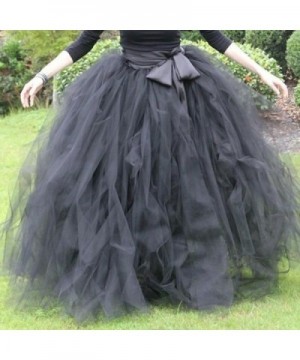 Wedding Planning Women's A-Line Tulle Strips Ruffles Tutu Ball Gown ...