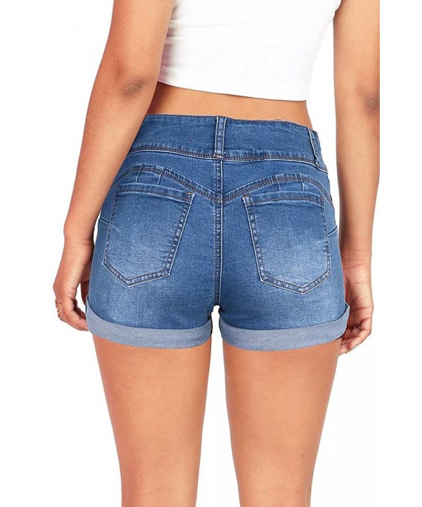 levi's mid rise denim shorts