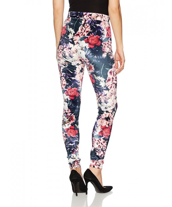 Women's Gala Floral Velvet Leggings - Multi - CZ17YI7T9K6