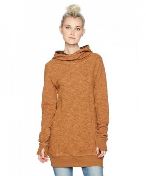 Women's Tower Pullover Sueded Heather Hooded Fleece - Copper - CV184K7GLY3