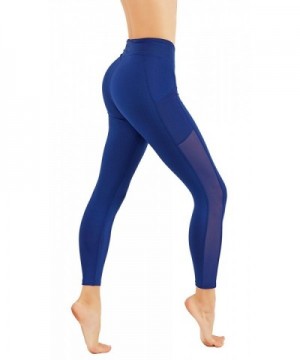 Yoga Pants Dry-Fit Cut Out Mesh Panels In Both Side With Pockets 7/8 ...