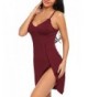 ADOME Chemise Nightgown Sleepwear Sleeveless