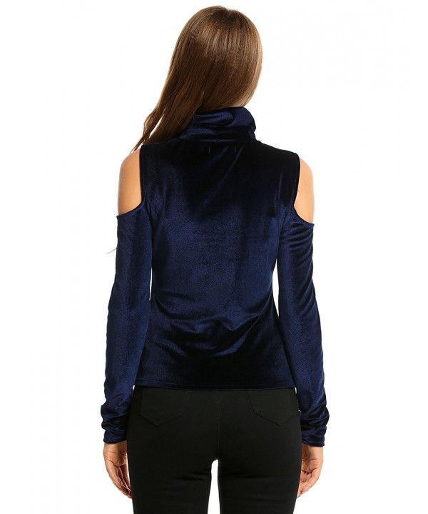 navy blue turtleneck shirt