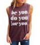 Umeko Graphic Sleeveless Workout Sayings