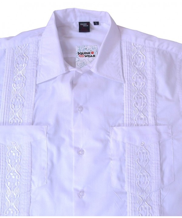 Cuban Style Guayabera Shirt / White - C311910YT3V