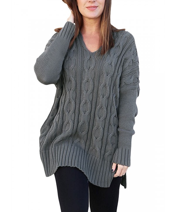 Womens Winter Sweater Pullover Sleeve