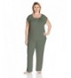 Arabella Womens Sleeveless Pajama Olive