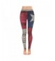 InterestPrint American Stretchy Leggings Running