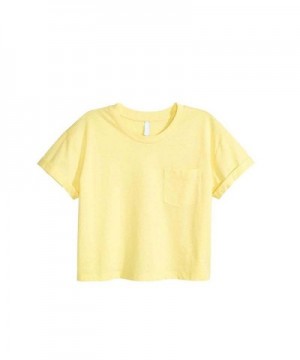 fancy-mano Womens Single Pocket Short Sleeve Loose Summer Short T-Shirt ...