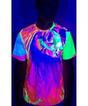 Ultraviolet Fluorescent Handmade Art Neon Blacklight Reactive Print T ...