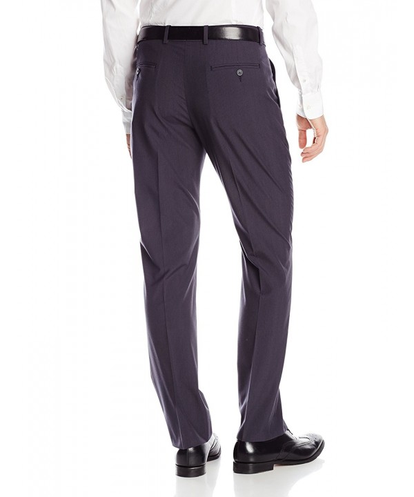 Men's Expandable Waist Straight-Fit Pant - Black - C011P9UAT71