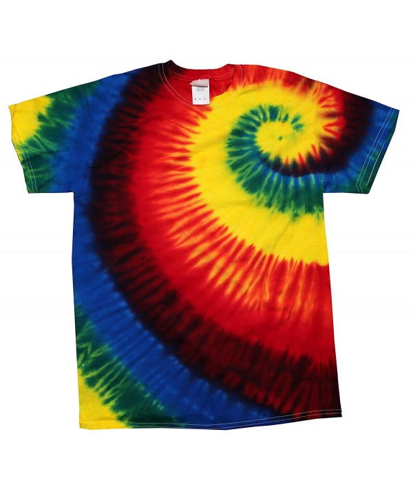 Youth & Adult Tie Dye T-Shirt - Rainbow Burst - CU17YHM2UNU