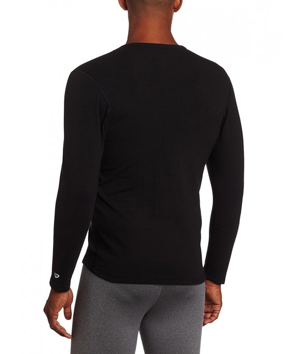 Men's Heavyweight Double-Layer Thermal Shirt - Black - CX117TSU1FH