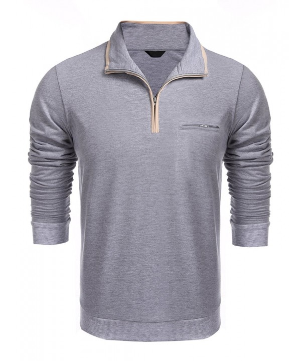 quarter zip sweat shirt