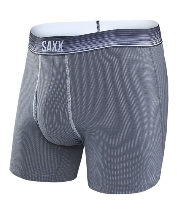 Saxx Men's Quest 2.0 Boxer Brief Fly XS Dark Charcoal - Dark Charcoal ...