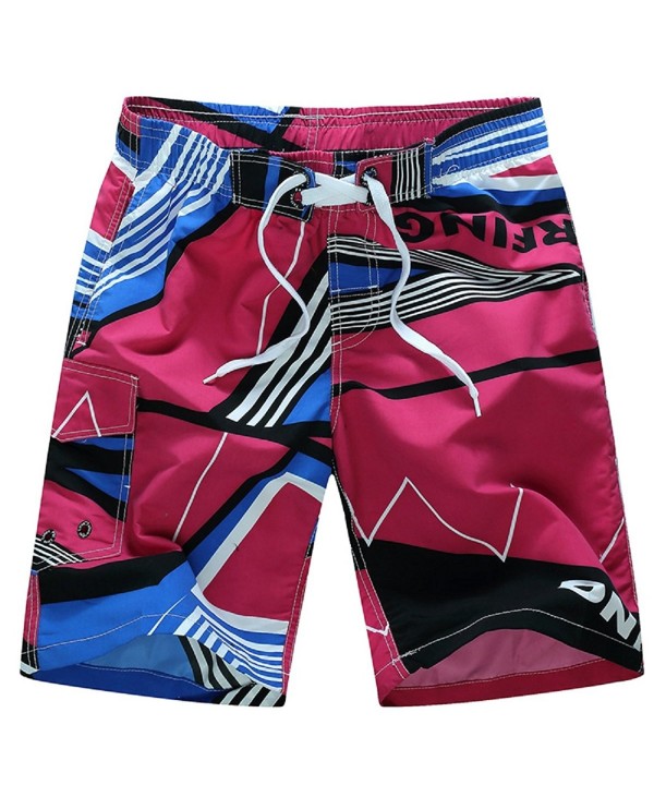 Danial Mens Quick Dry Tropical Vacation Surfing Boardshort Beach Shorts ...