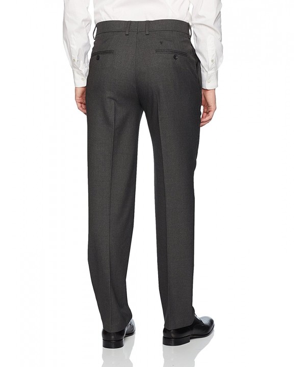 Men's J.m Premium Stria Tailored Fit Suit Separate Pant - Dk. Grey ...