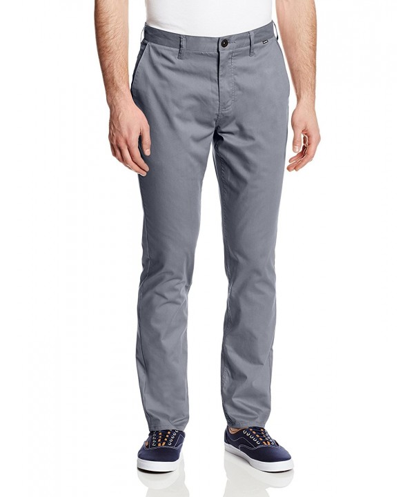 Men's Dri-Fit Chino Pants Trouser - Cool Grey - C111MI7AKC7