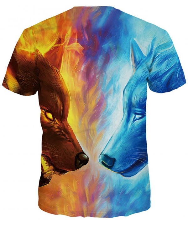 Unisex Men 3D Printed Casual Summer Short Sleeve T-Shirts Tees - 4fire ...