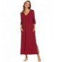 Ekouaer Nightgown Womens Oversized Purplish