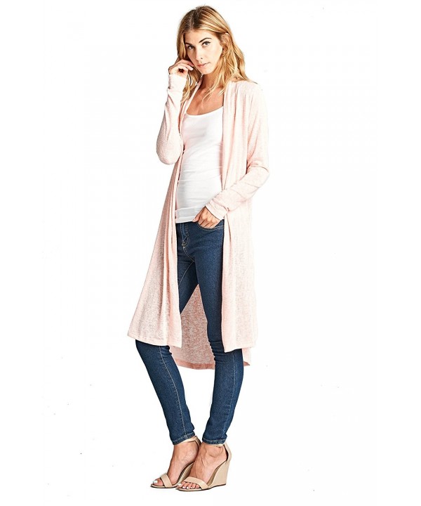 ReneeC. Women's Lightweight Open Front Classic Long Office Cardigan ...