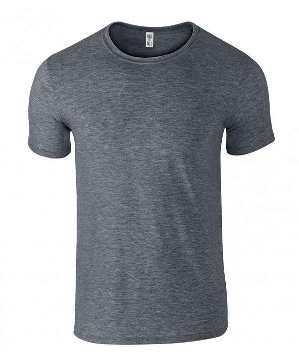 Men's Slim Fashion Fit T Shirt - Heather Charcoal - C1185HQEOKO